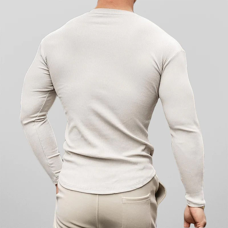 Fitted Long Sleeve T Shirt