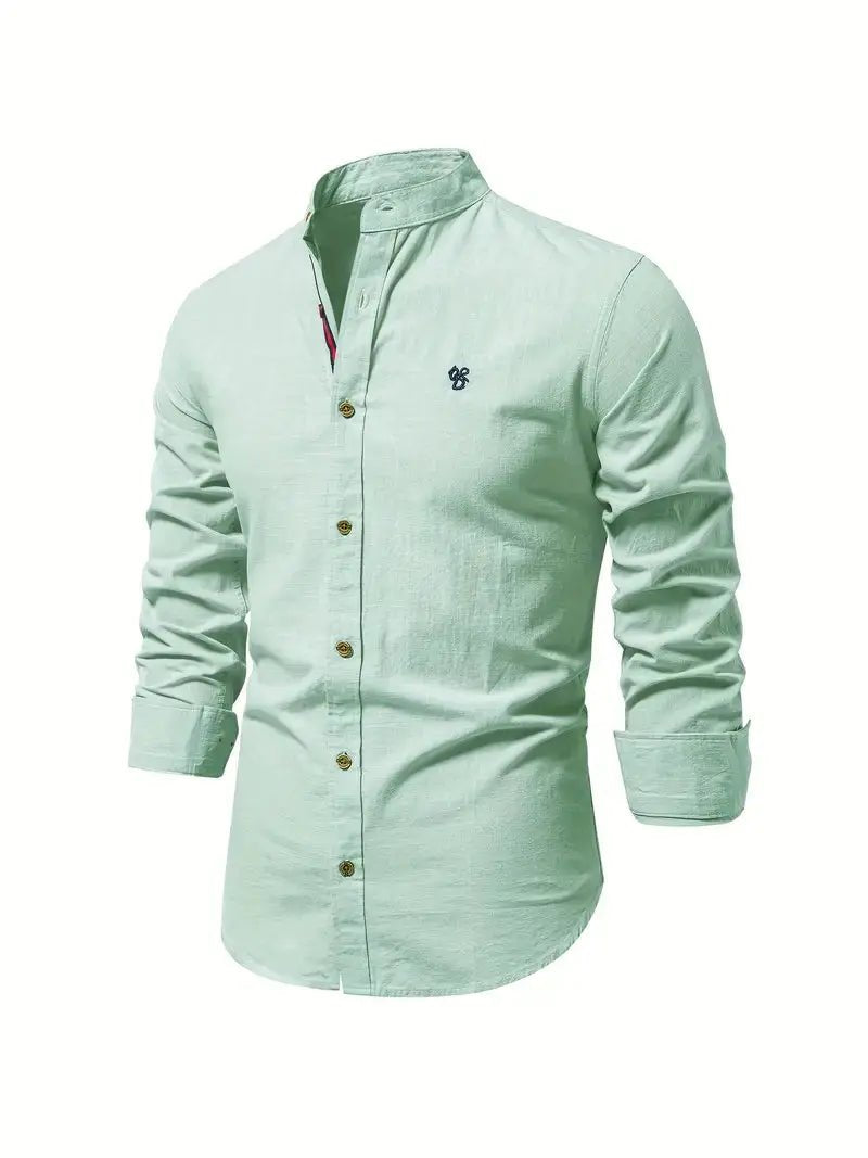Men's Slim Fit Shirt - Light Green