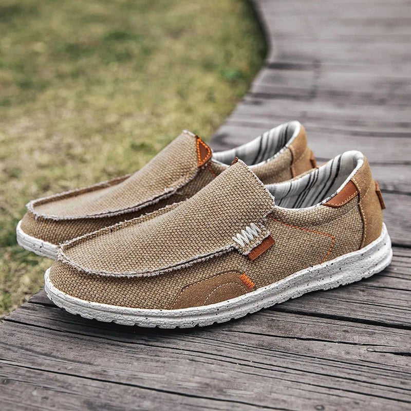 Men's Slip-On Loafers - Khaki