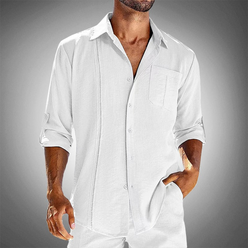 Short Sleeve Summer Shirt - White