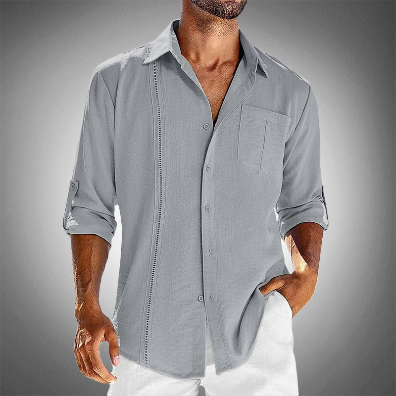 Short Sleeve Summer Shirt - Gray