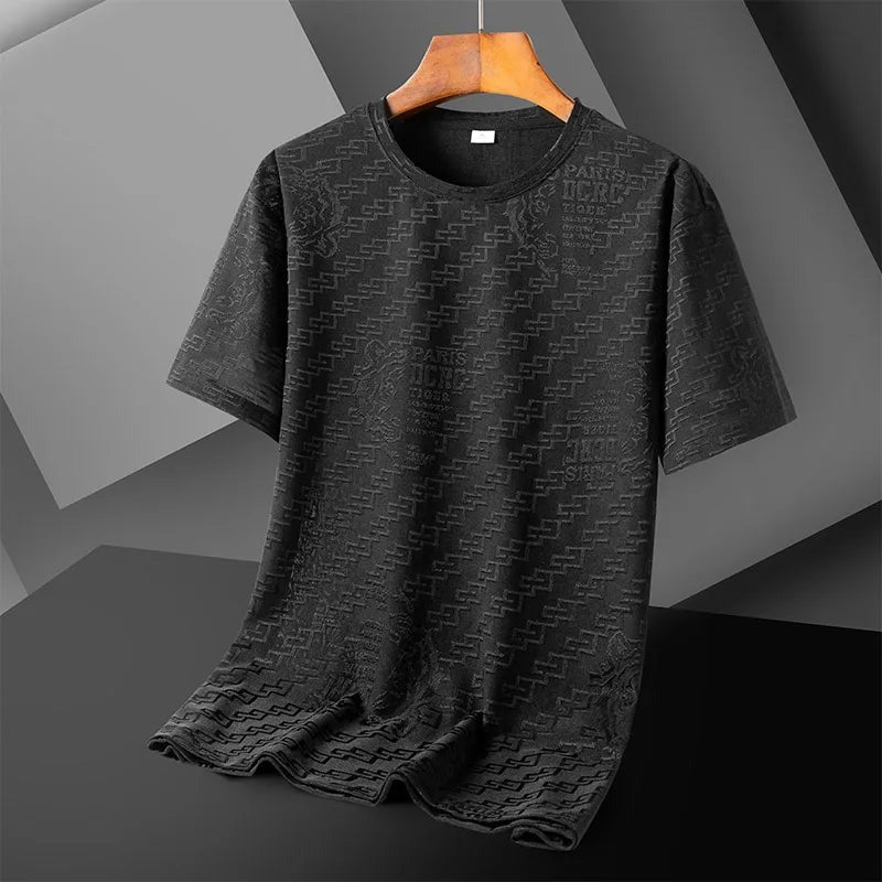 Short Sleeve Crew Neck T Shirt - Black