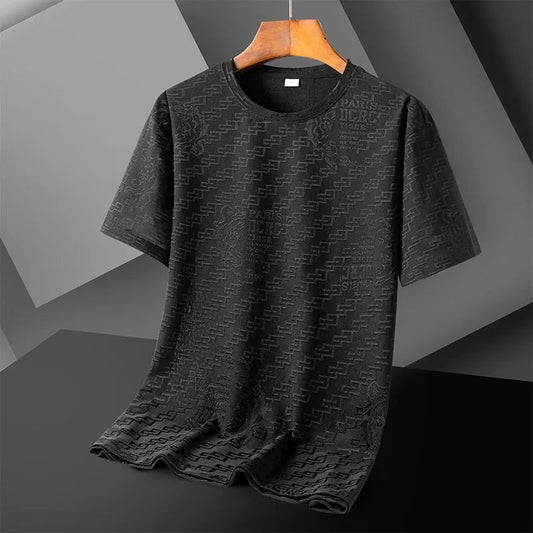 Short Sleeve Crew Neck T Shirt - Black
