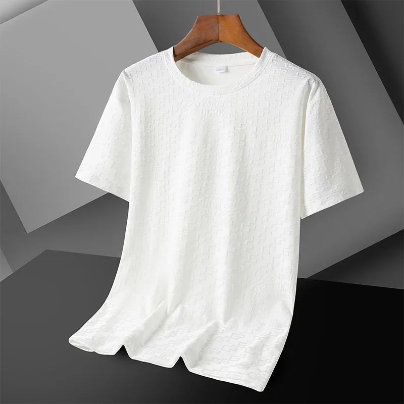 Short Sleeve Crew Neck T Shirt - White