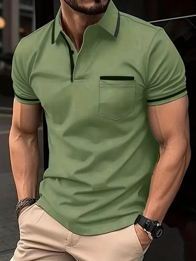 Short Sleeve Polo Shirt - Green