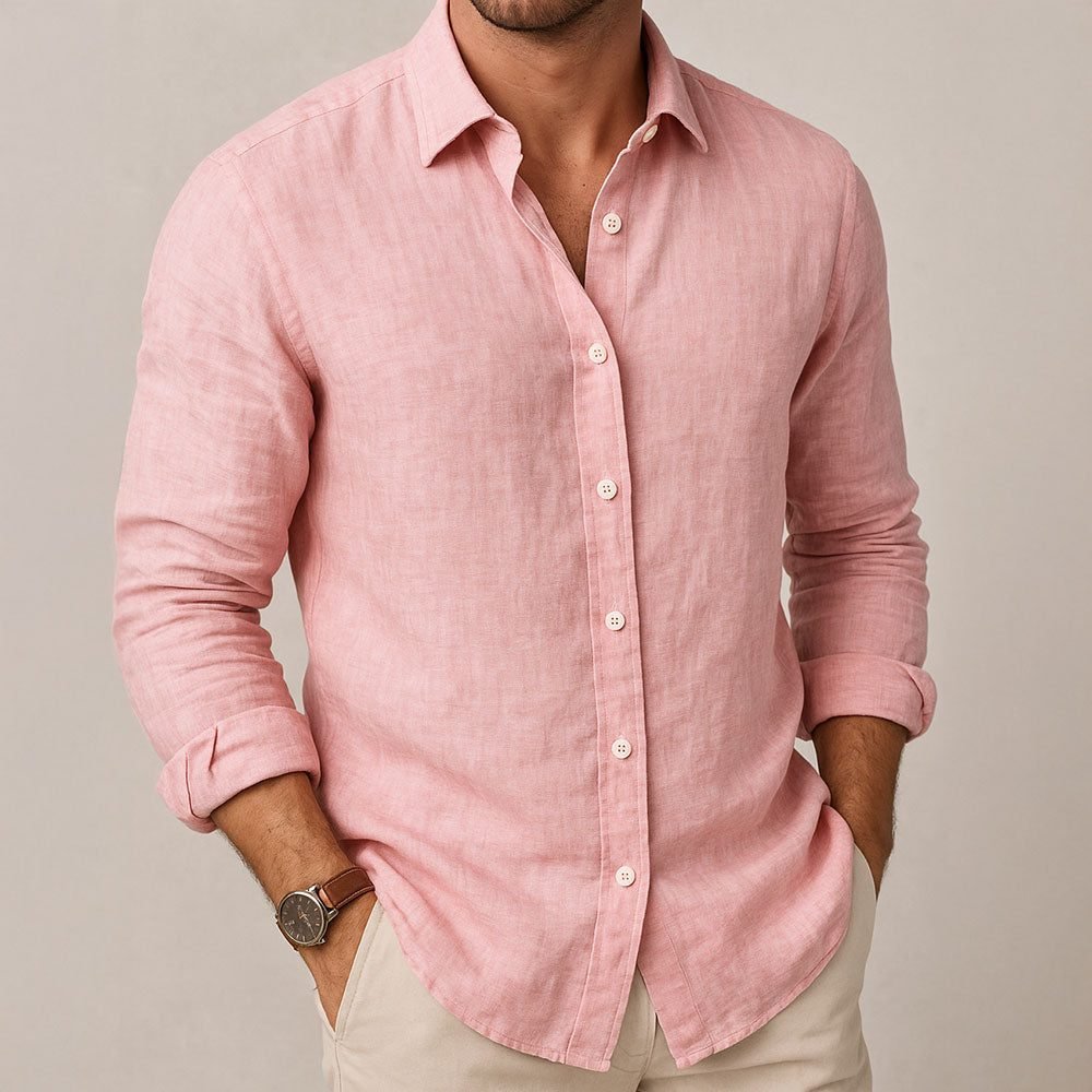 Men's Slim Shirt - Pink