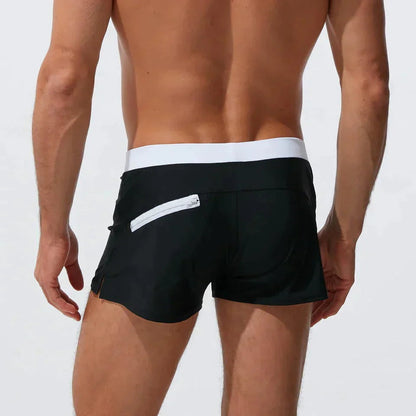 Square Cut Swim Trunks