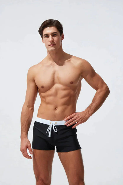 Square Cut Swim Trunks