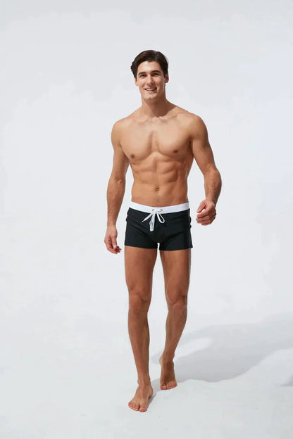 Square Cut Swim Trunks