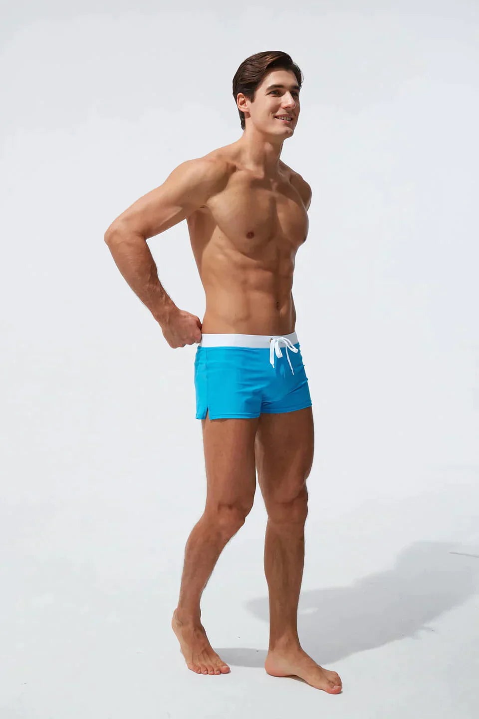 Square Cut Swim Trunks