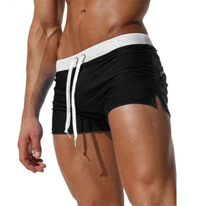 Square Cut Swim Trunks