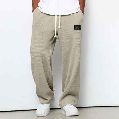 Wide Leg Lounge Pants - Beige