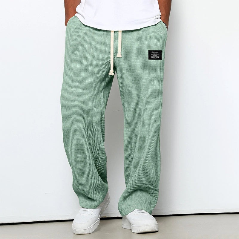 Wide Leg Lounge Pants - Green