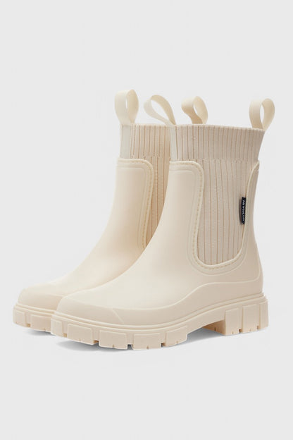 Chelsea Rain Boots - Beige