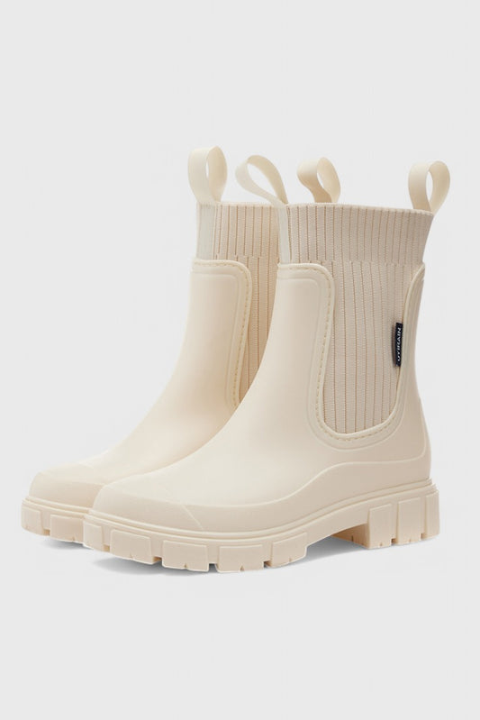 Chelsea Rain Boots - Beige
