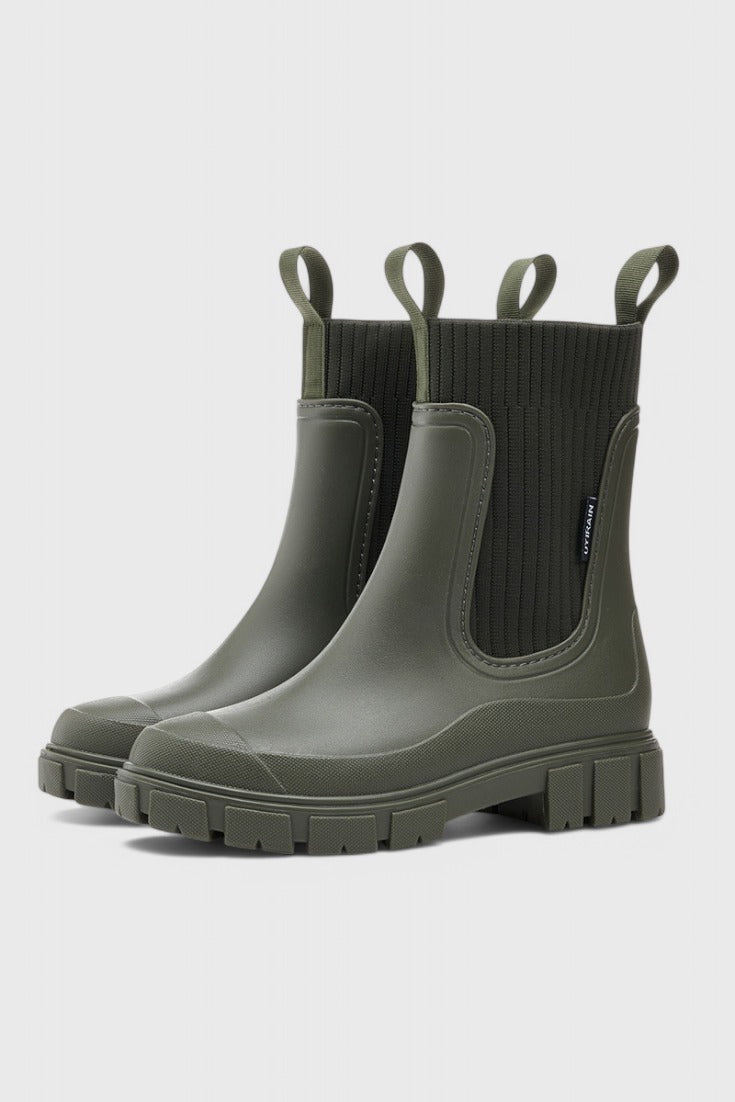 Chelsea Rain Boots - Green