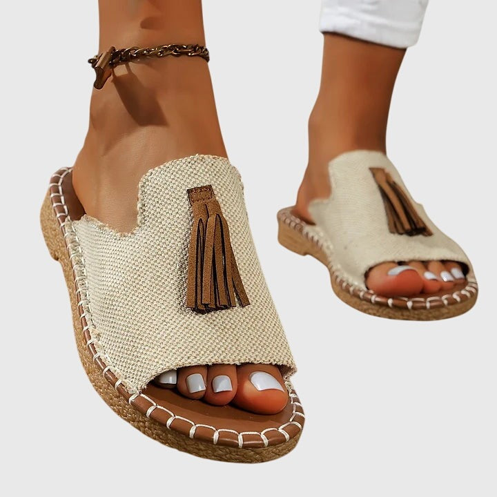 Boho Tassel Slide Sandals - Style 5