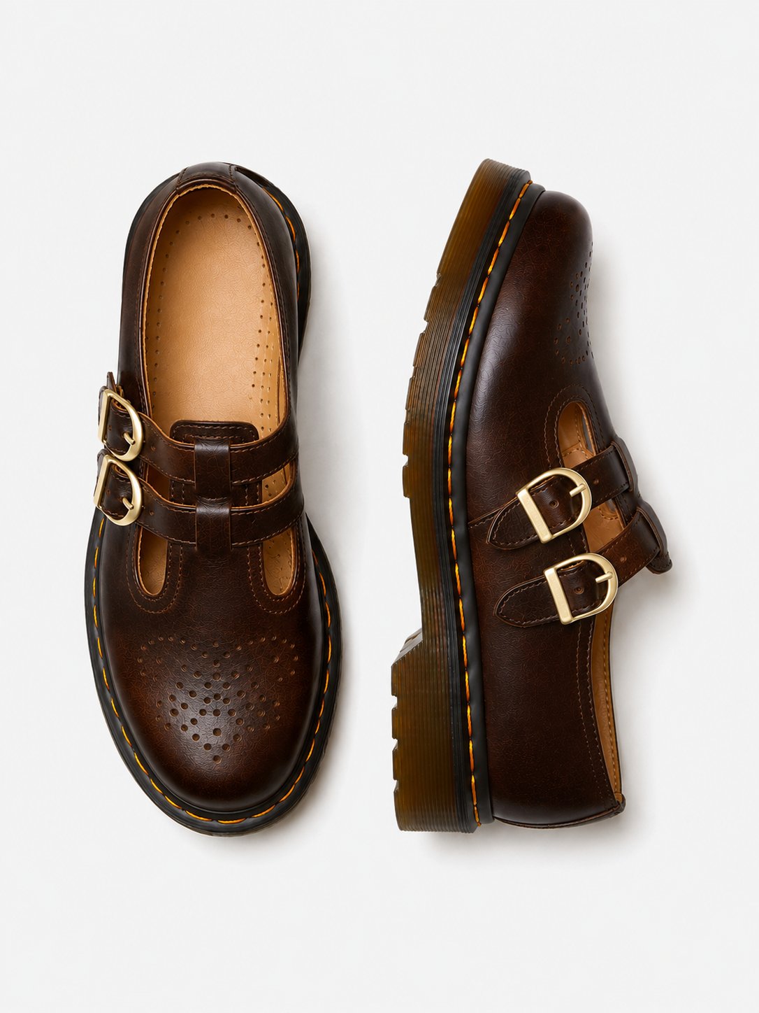 Women's Leather Mary Jane Shoes