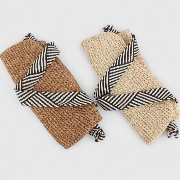 Women's Straw Beach Tote Bag