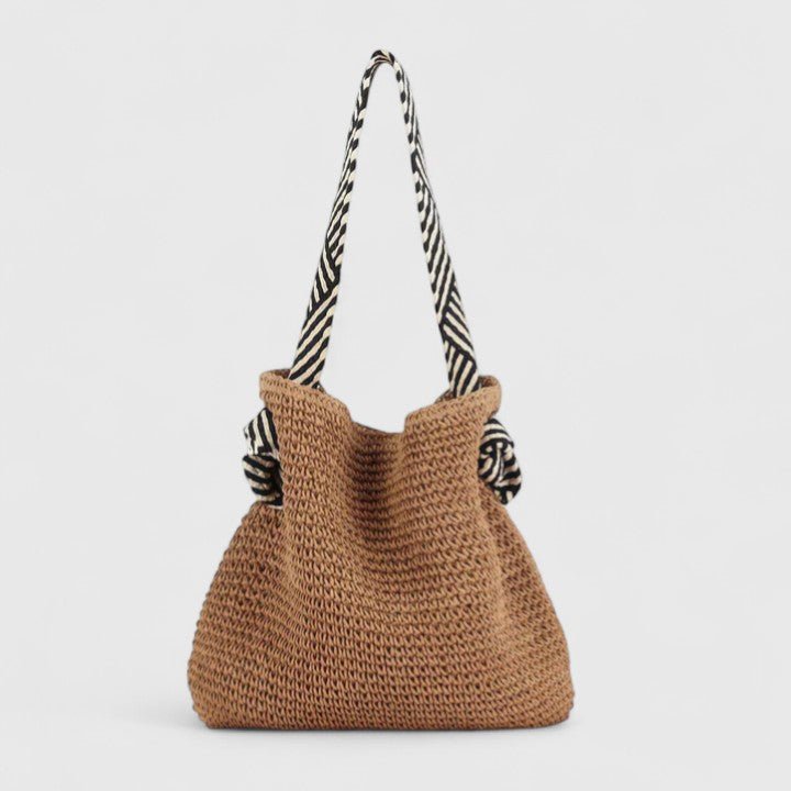 Women's Straw Beach Tote Bag
