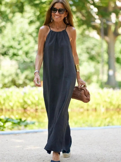 Summer Halter Maxi Dress