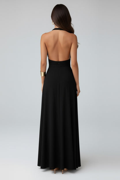 Sleeveless A Line Midi Dress