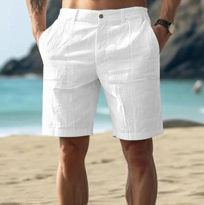 Casual Beach Shorts - White