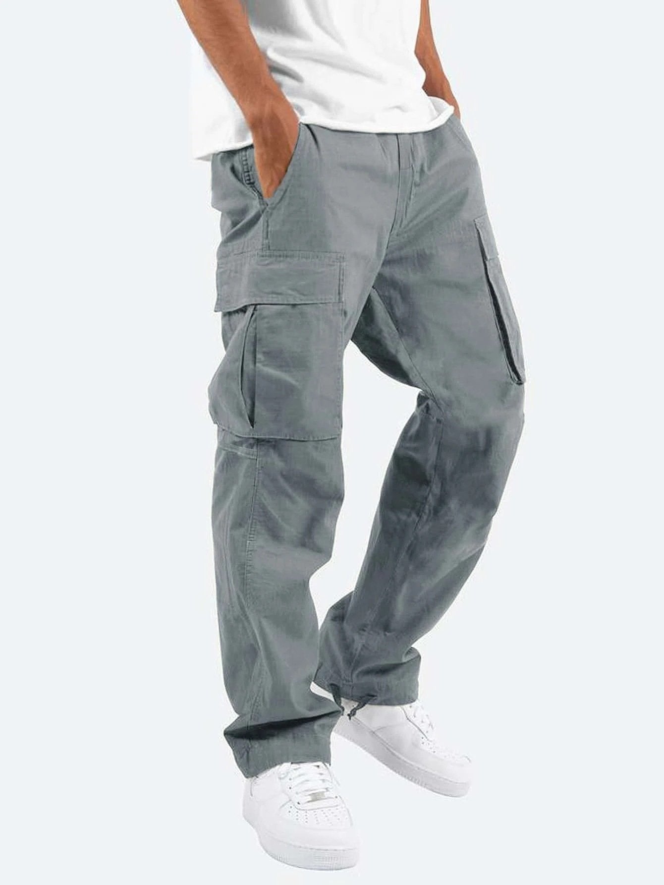 Men's Cargo Pants - Grey