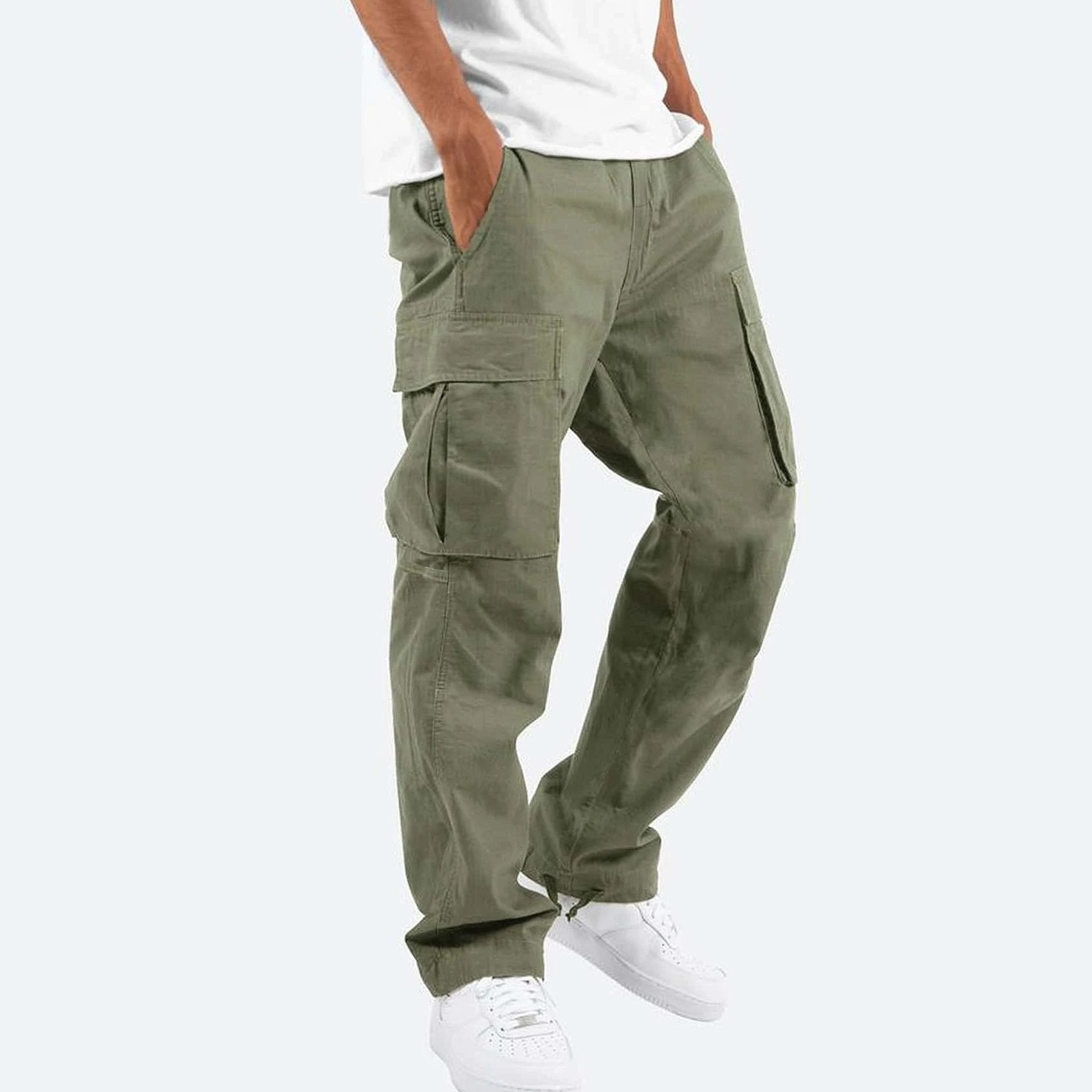 Men's Cargo Pants - Dark Green
