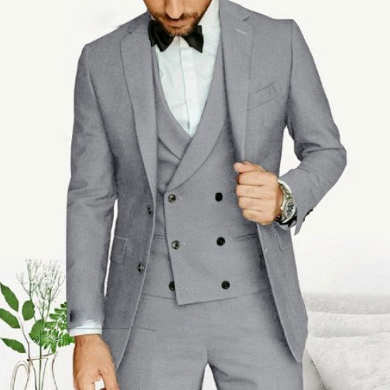 3 Piece Wedding Suit - Grey
