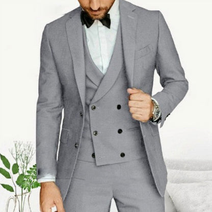 3 Piece Wedding Suit - Grey