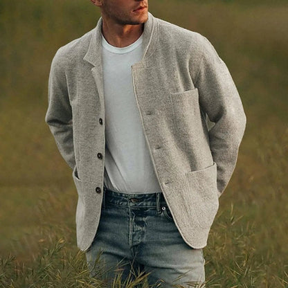 Casual Blazer Jacket - Gray