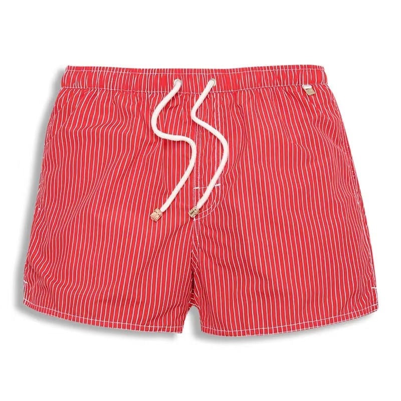 Striped Swim Trunks