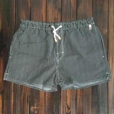 Striped Swim Trunks