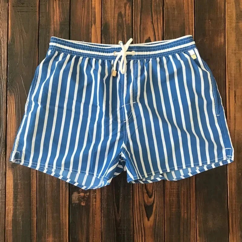 Striped Swim Trunks
