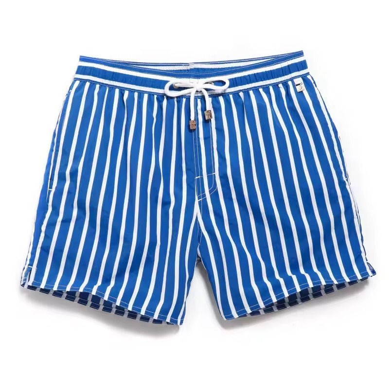 Striped Swim Trunks