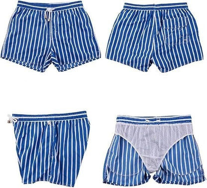 Striped Swim Trunks