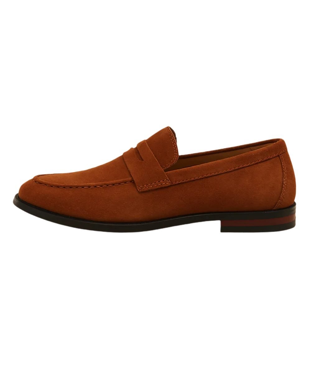 Men's Suede Penny Loafers