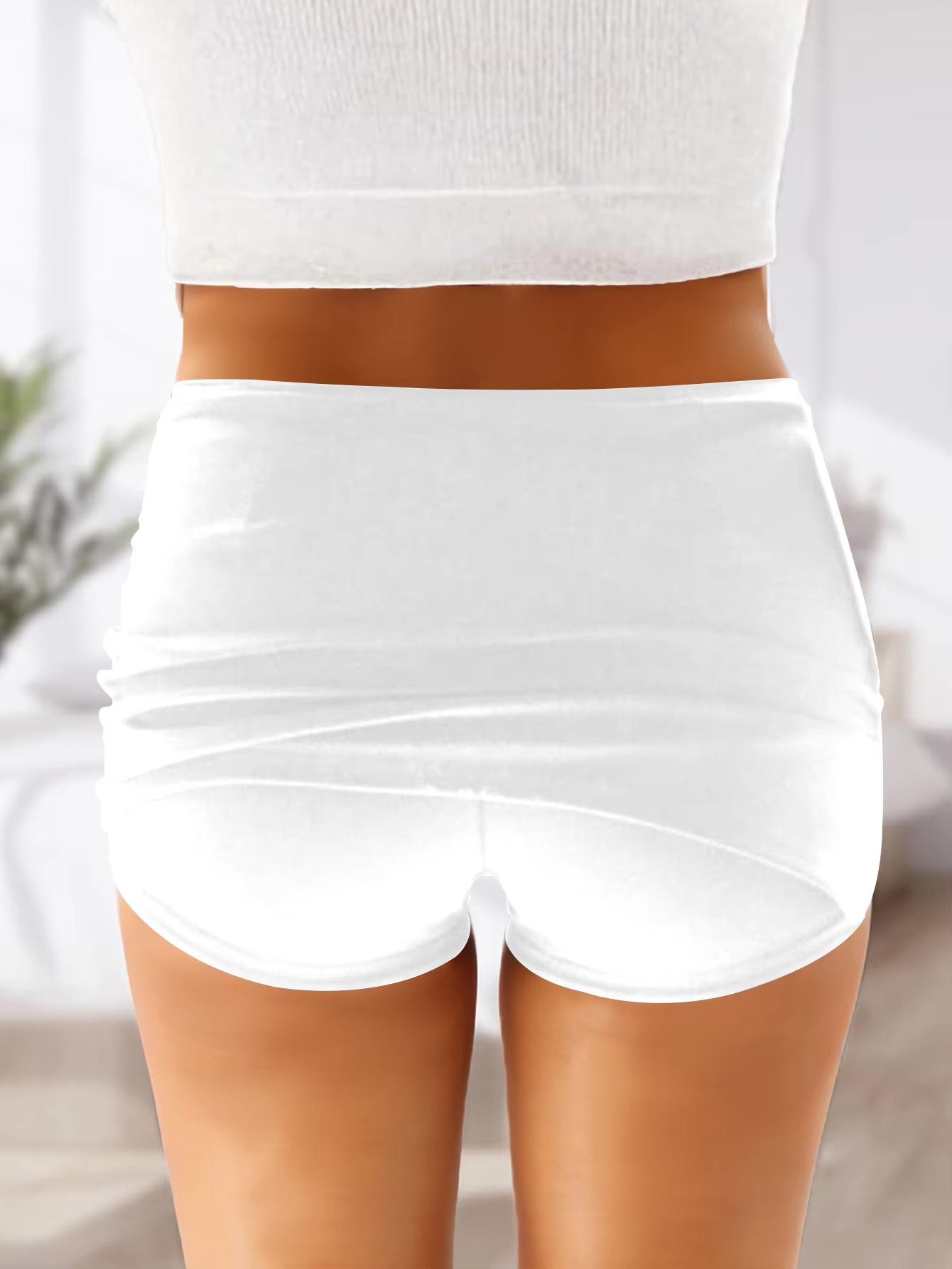 Women's Stretch Low-Rise Mini Skirt