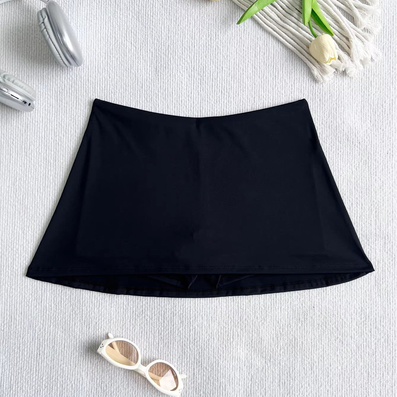 Women's Stretch Low-Rise Mini Skirt