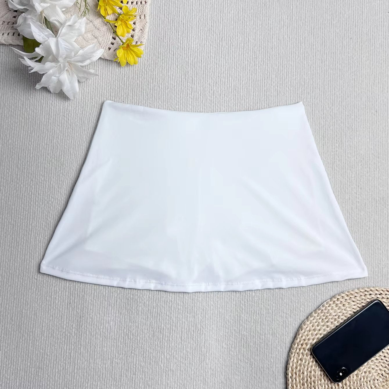 Women's Stretch Low-Rise Mini Skirt