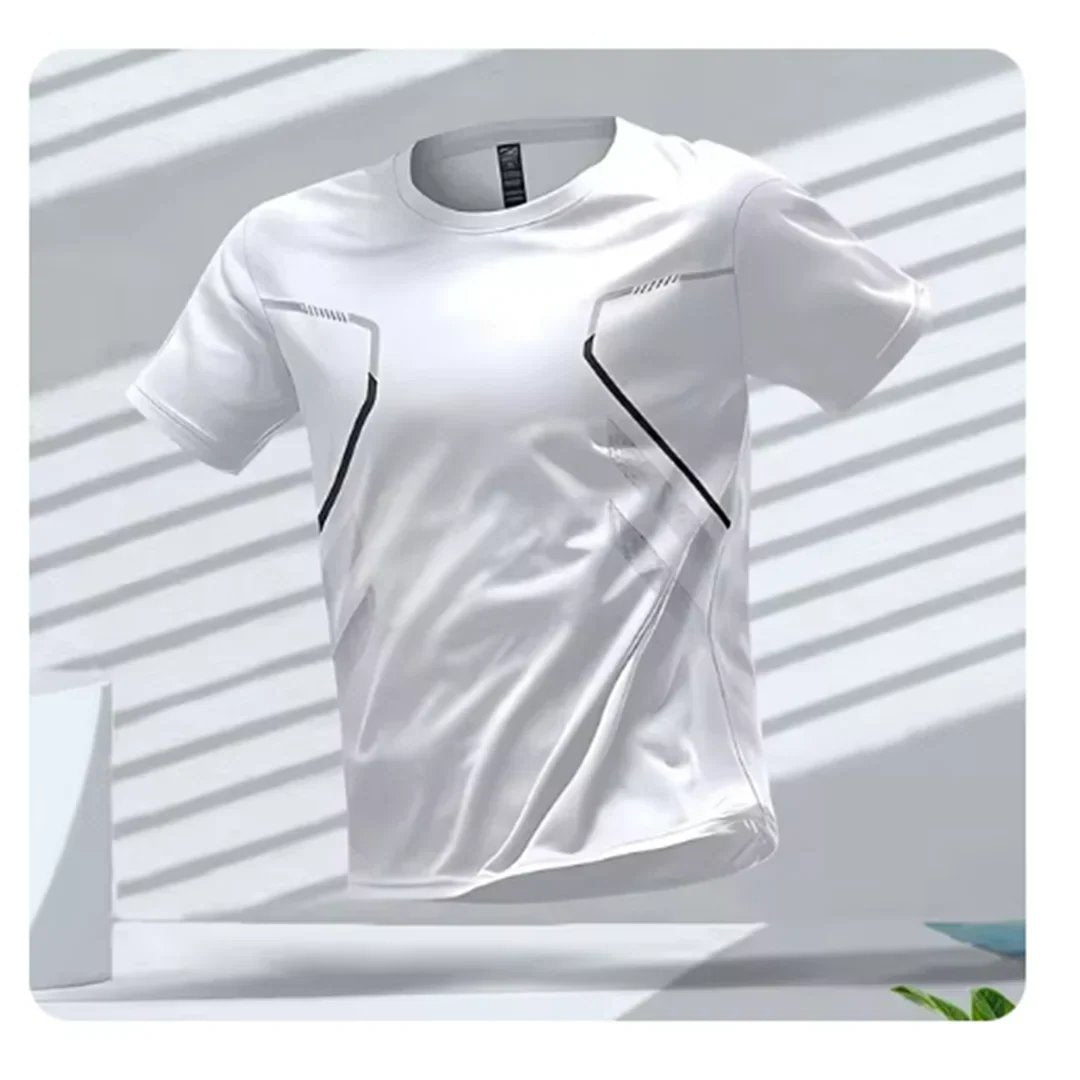 Men's Athletic Gym T-Shirt - White