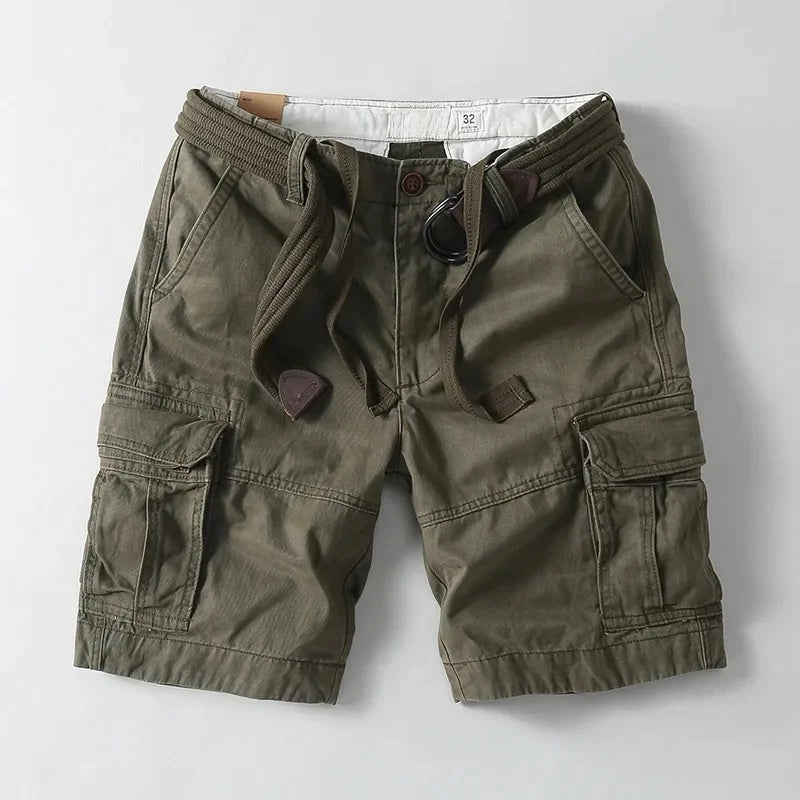 Hiking Cargo Shorts - Army Green