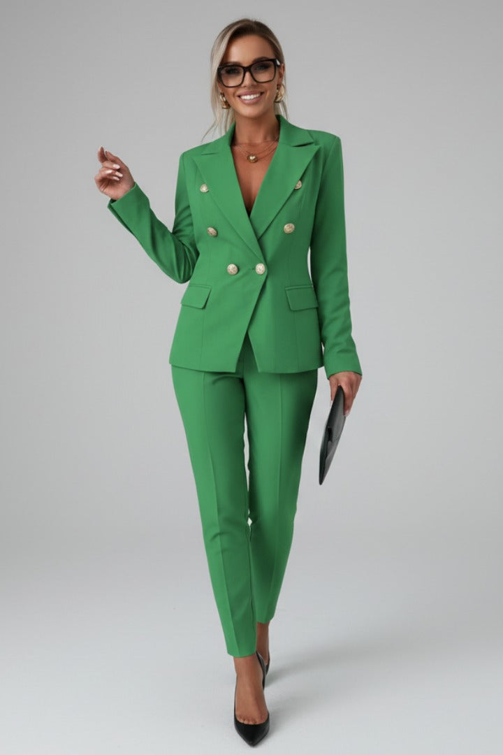 Slim Fit Blazer - Green
