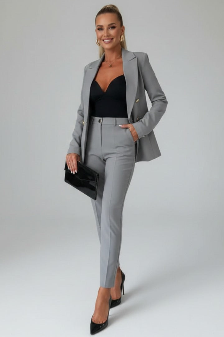 Slim Fit Blazer - Grey