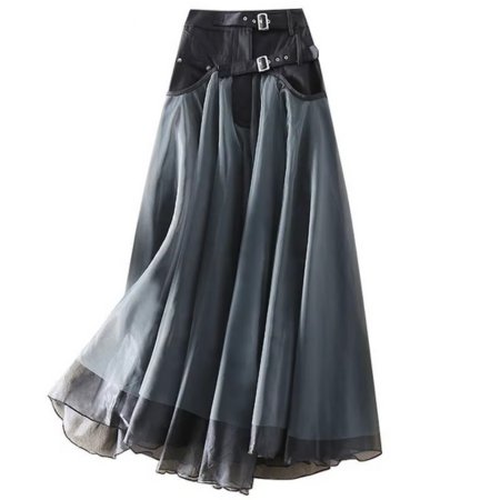 Women's High-Waisted Midi Skirt