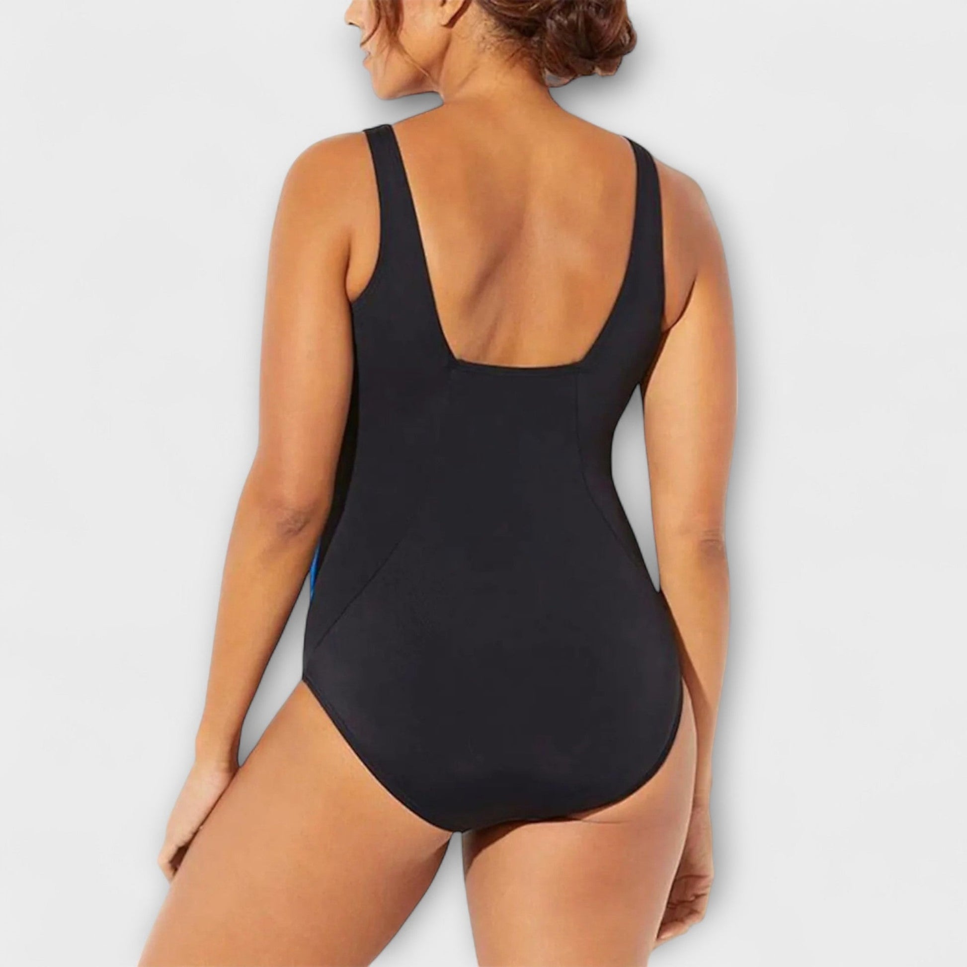 Square Neck One Piece Swimsuit