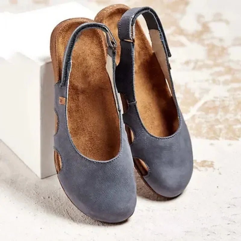 Women's Slingback Wedge Sandals - Blue