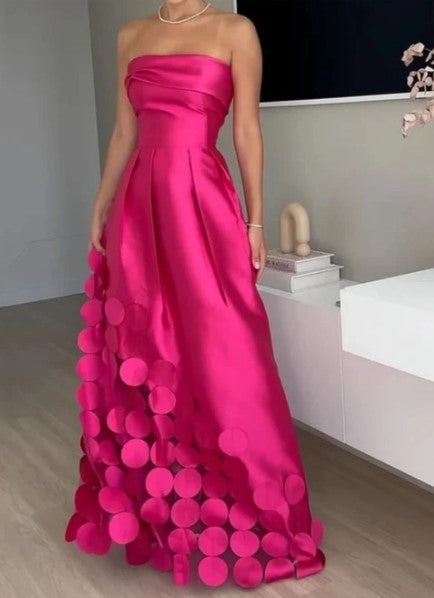 Strapless Formal Maxi Dress