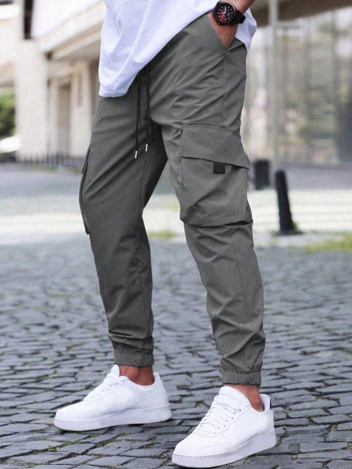 Men's Cargo Jogger Pants - Carbon Grey
